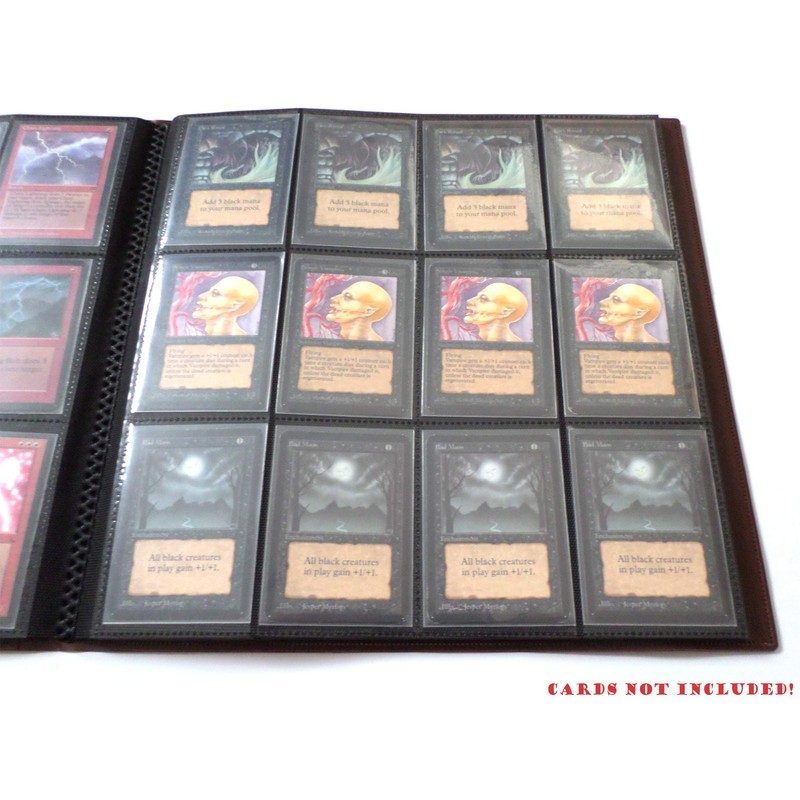 Docsmagic.de Pro-Player Playing Card Album, 4, 9 or 12 Pockets,