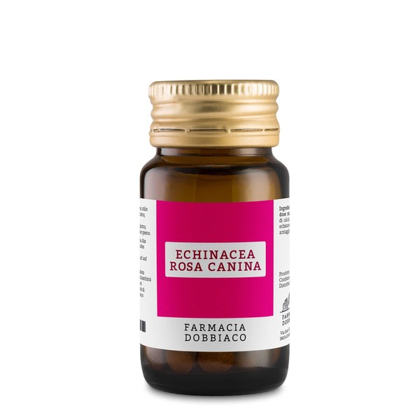 FD | Echinacea Rosa Canina | Integratore alimentare per il Sistema immunitario | Azione Urto | 60 Compresse | Vegan |