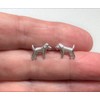 Sterling Silver Labrador Dog Earrings