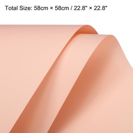 sourcing map Set of 20 Flower Wrapping Paper 22.8x22.8 Inch Waterproof Florists Wrapping Paper for Florist Bouquet Supplies, DIY Crafts, Gift/Gift Box Packaging Pink