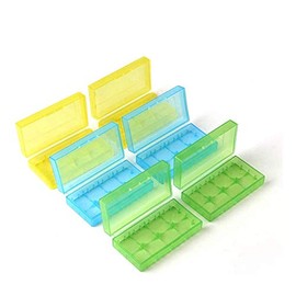 6pcs-Battery Storage Case for 18650 or CR123A Battery