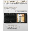 Lederhand iSlim Wallet - Smooth Leather Wallet with Money Clip