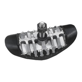 Cerradura de llanta de motocicleta con abrazadera de neumático de 2.15 pulgadas con revestimientos de goma para evitar el desgaste del tubo interior, reemplazo seguro de tornillo de agarre de