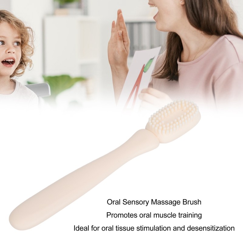 Sensory Mouth Brush Oral Muscle Training Textured Silicone Oral Stimulation