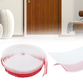 vibedor T-Shaped Silicone Seal Strip, 10 Ft White Door Seal Weather Stripping Shower Door Draft Stopper for Side of Door and Window Gaps(1.97 Inch)