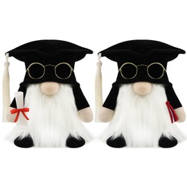 Gehydy Graduation Gnome Figurines Decoration Farmhouse Decorations Accessories for Graduation Gifts for Teachers, Students