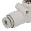5PCS Throttle Valve Straight Through PVC Regulating Valve Pneumatic Fittings