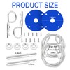 Car Hood Pins Kit Hood Pins, Stainless Steel Engine Hood