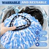 4-Pack Microfiber Spin Mop Head Replacements - Compatible with Oceda