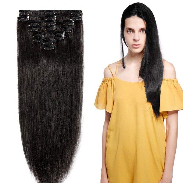 Thin Clip-in SN-C Genuine Hair Extensions