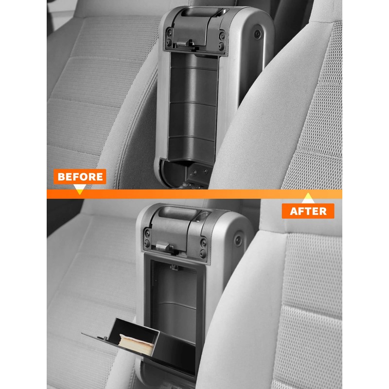 Savadicar One-Touch Hidden Storage Organizer Compatible with 2007-2010 Jeep Wrangler