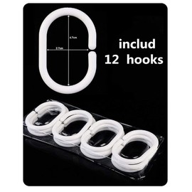 Sunlifeasy Burgundy Flowers Shower Curtain Floral Print Bath Bathtub Bathroom Blooming Flower Decor Sets with 12 Hooks Waterproof Polyester Fabric Machine Washable 72L x 72W