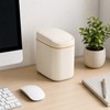Mini Desktop Trash Can with Cover – Compact Waste Bin