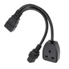IEC320 C20 Male to C19 Female Power Cable PVC Y