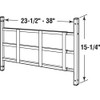 Segal 9180870 16 3-Bar Grill (Width Expandable) Fixed Window Guard,