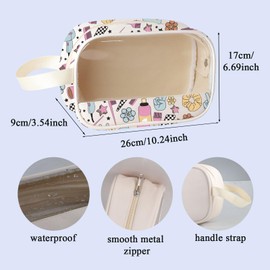 Hairstylist Gift Hairdresser Cosmetic Bag Gifts Hair Cutter Hair Barber Thank You Gift Makeup Zipper Pouch (Hairstylist mb ca)