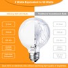 Dekang 8 Pack E26 Base Bathroom Light Bulbs 3000K Soft