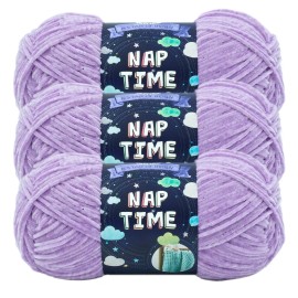 Lion Brand (3 Pack) Lion Brand Yarn 171-146B Naptime Yarn, Navy