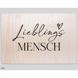 Shirtracer Wooden Keepsake Box - Girlfriend - Favourite Person Box | Friends Box Favourite Person | Heart Man Box | Gift Ideas | Valentine's Day | Christmas - 30 x 20 x 14 - Wood