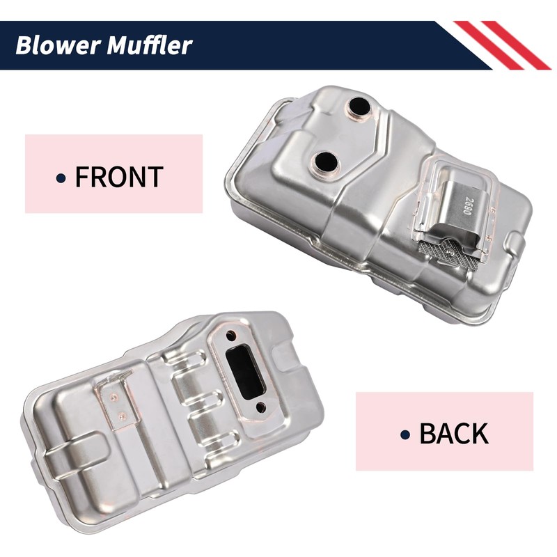 Promrmr Blower Muffler P100012130 Compatible with ECHO PB-8010H PB-8010T PB-9010H