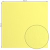 Vaessen Creative Florence Cardstock Paper Yellow 216gsm Square 12" x