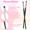 2 PCS Eyeliner Smudge Brush Pencil Soft Makeup Tool Reusable