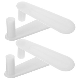 LABRIMP 4pcs Bed Netting Bracket Rod Presser Feet Covers Non Skid Support Poles for Dormitory Beds Easy Installation Accessories