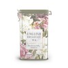 Charbrew Spring Floral English Breakfast Metal Tea Tin Caddy Gift