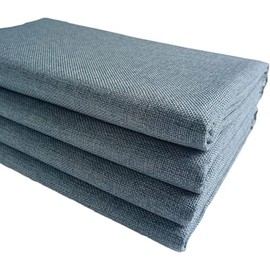 TinaKim Faux Linen Type Cloth Fabric for Sofa Chair Upholstery Material (Blue Gray, 1 Yard (57x 36 inch))