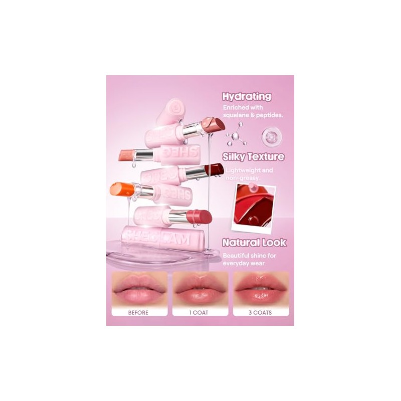SHEGLAM Bálsamo labial Silk Slip con aceite - 111 High