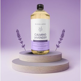 Luxury Liquid Hand Soap Refill - Natural Scented Hand Wash - Gentle Hand Soap with Essential Oils & Aloe Vera - Moisturizing Handwash for Bathroom and Kitchen, Calming Lavender Scent, 33.8 fl oz