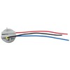 BLLNDX 4PCS Automotive Bulb Holder Wire Connector 1157 3 Wire