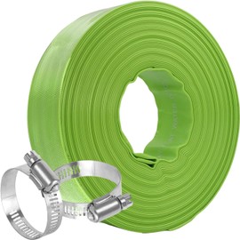 Eastrans 3'' x 50 FT Pool Backwash Hose with 2 Hose Clamps,Extra Heavy Duty Discharge Hose,Drain Hose and Filter Pump Hose for Swimming Pool,Super wear-resistant,weather blast,green