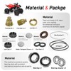GOLKNHA Full Set Swing Arm Bearing Seals Bolt Kit Compatible