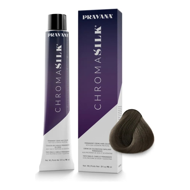 Tintes Pravana Chromasilk Gama Completa Tono 5n castaño claro