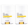 Isa Knox UV Sun Pro 365 Airy Sun Stick SPF50+ PA++++, 19g, 2 pieces / 이자녹스 UV 선 프로 365 에어리 선스틱 SPF50+ PA++++, 19g, 2개