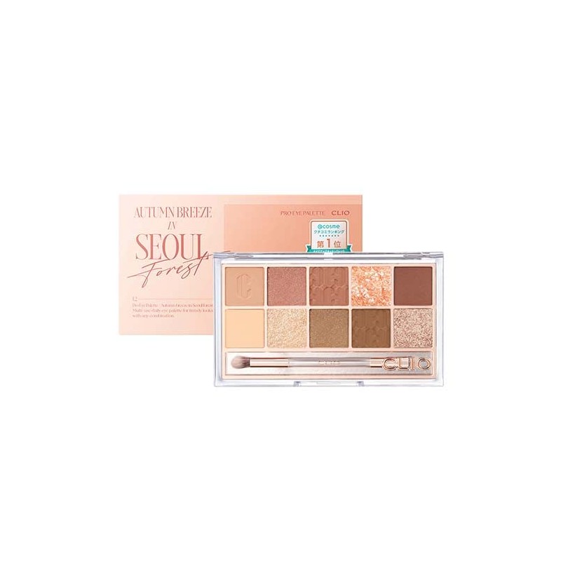 Clio Pro Eye Palette 12 Autumn Breeze in Seoul Forest