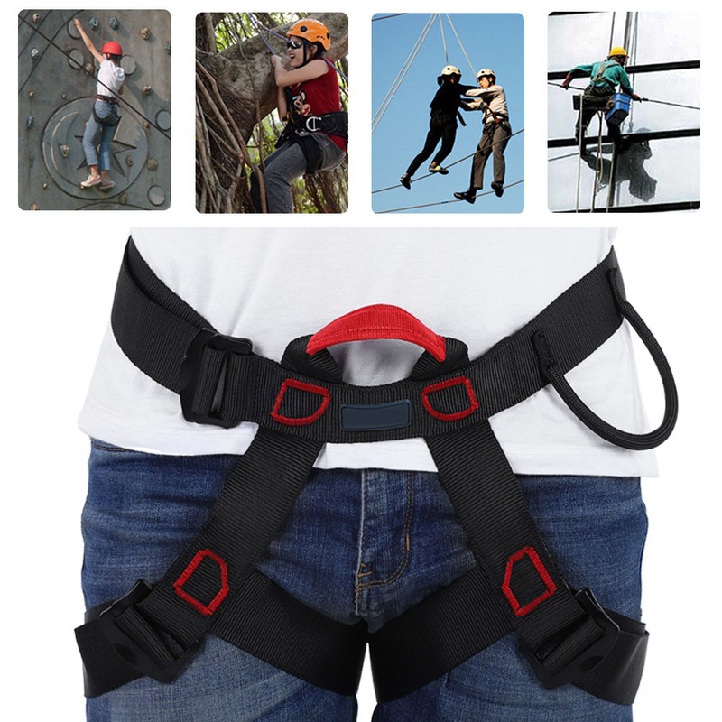 Half Body Safety Belt for Rock Climbing Mountaineering Rappelling Aerial