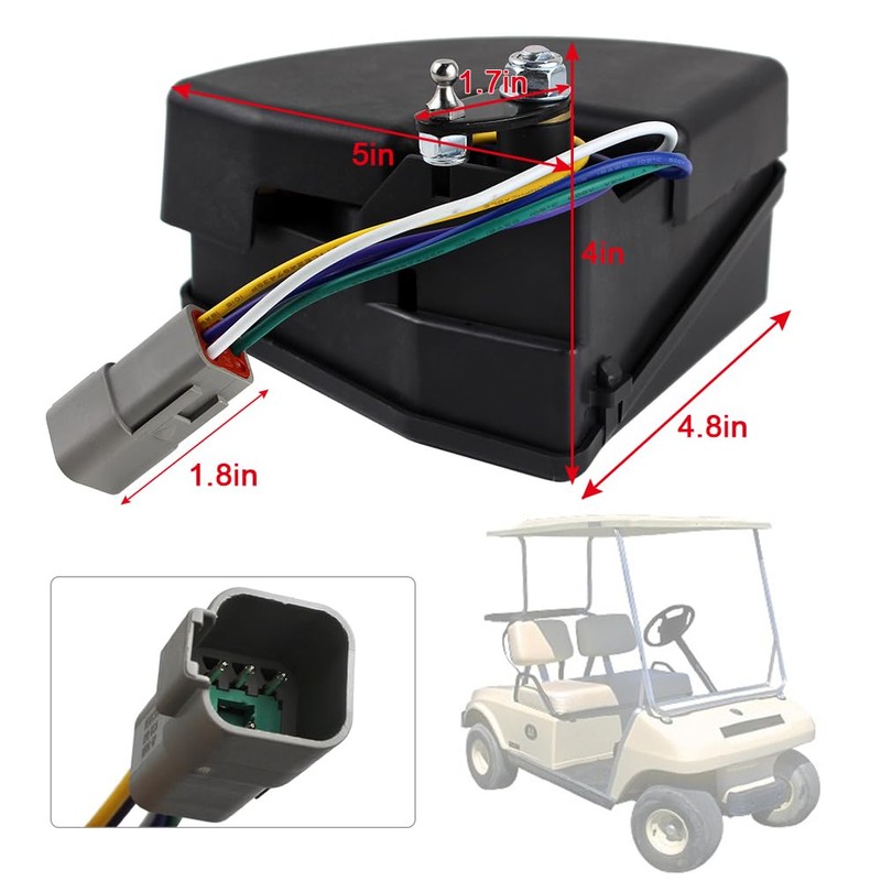 Golf Cart V-Glide Wiper Switch Assembly Compatible with Club Car