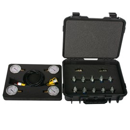 UCYHINMEY Hydraulic Pressure Test Kit, Hydraulic Pressure Gauge Tester Set for Excavator