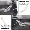 Timilge Interior Door Grab Handle Inserts Cover Door Handle Trim