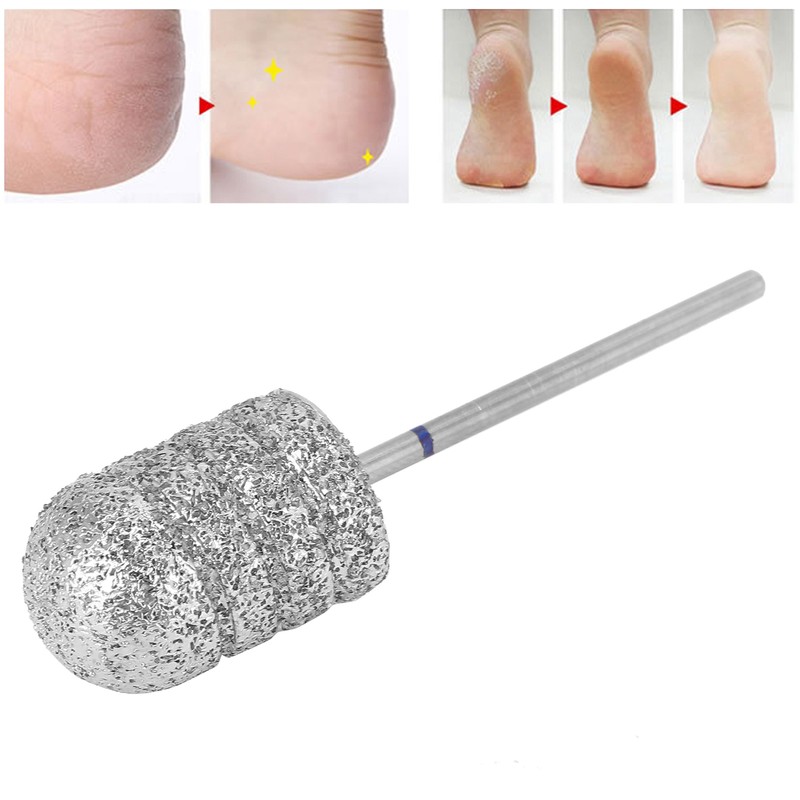 Stainless Steel Pedicure Nail Drill Bit Foot Dead Skin Removal