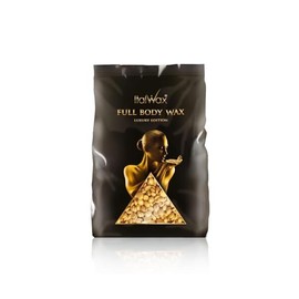 Italwax Luxury Full Body Wax - 1kg / 2.2lb - Hard wax beads for hair removal - Unscented - ideal for sensitive skins - Depilatory Cream, Film Wax - Full Body Wax Limited Edition