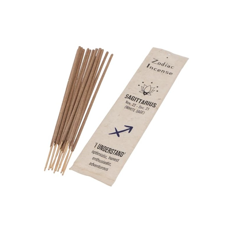 GURU SHOP Horoscope Incense Sticks, Natural Zodiac Sign Incense -