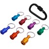 Mesee 3 Piece Screwdriver Bit Holder Key Chain, 1/4 Inch