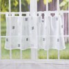 Quadro 07 Bistro Curtain 48 x 140 cm Semi-Transparent