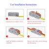 20 Pcs Lever Wire Connectors- Kalolary SPL-2 Compact Wire Wiring