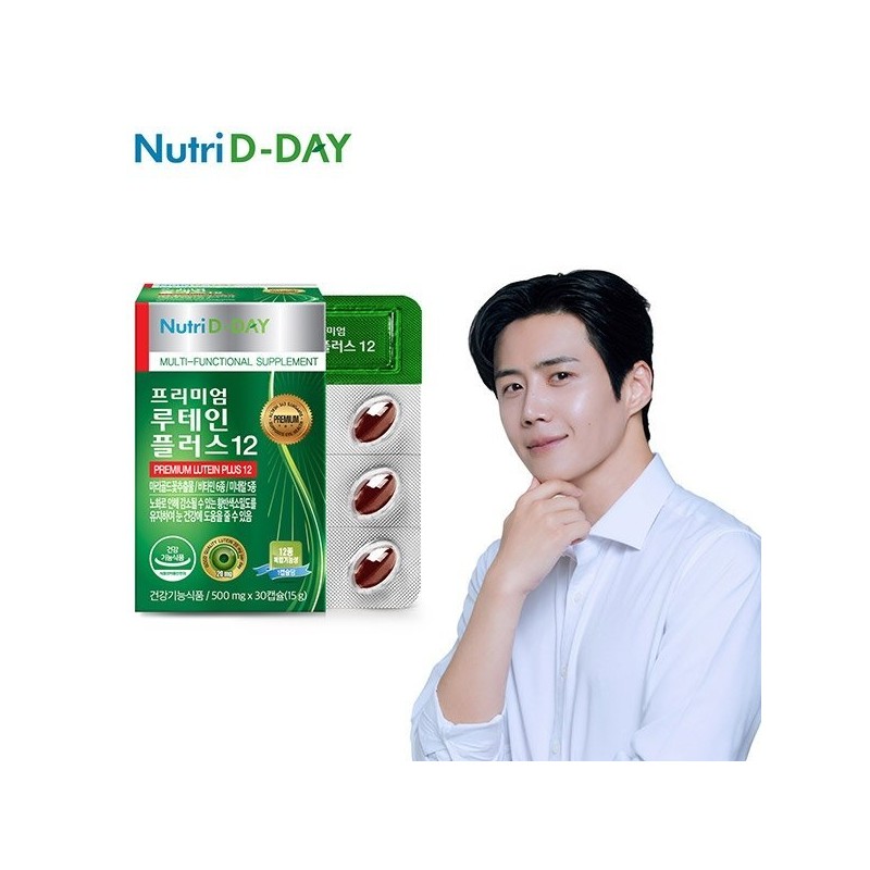 Nutri D-Day 뉴트리디데이 프리미엄 루테인 플러스12 1박스 (30캡슐) NutriD-Day Premium