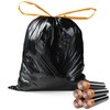 funest Small Drawstring Trash Bag,Easy to Tear and Pack,4 Gallon