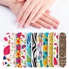 JSRQT Pack of 100 Nail Files, Mini Nail Files, Double-Sided